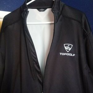 Black XL Callaway TopGolf Windproof Jacket